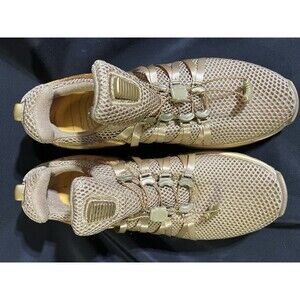 Nike Women’s Shox Gravity Metallic Gold Shoes Size 8.5 Running Athletic Sneaker